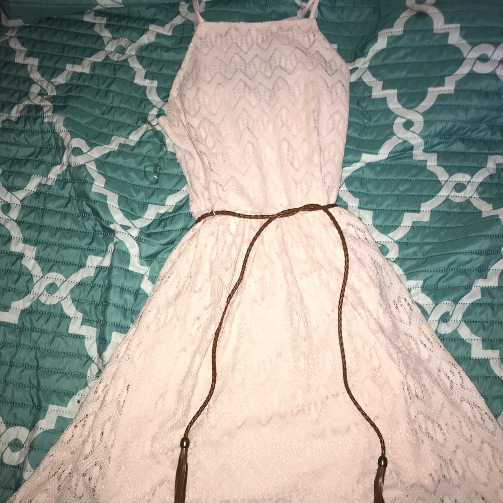 Girls (teens) pink formal dress